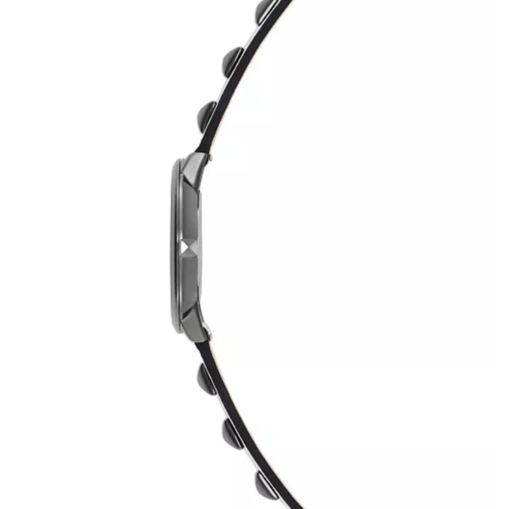 Rebecca Minkoff Major Blush Leather Strap Watch
